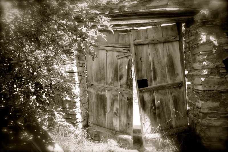 old village door