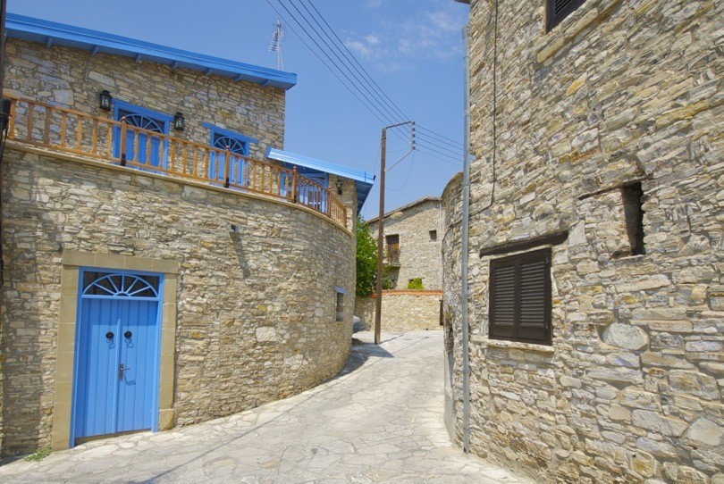Traditional stone-houses Kato Drys